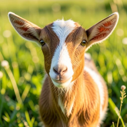 Goat In The Meadow