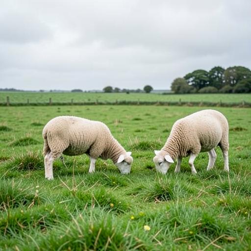 Sheep In The Pasture